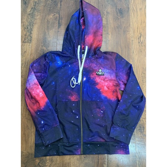 TOFUU galaxy print hoodie child size Large - Picture 1 of 5